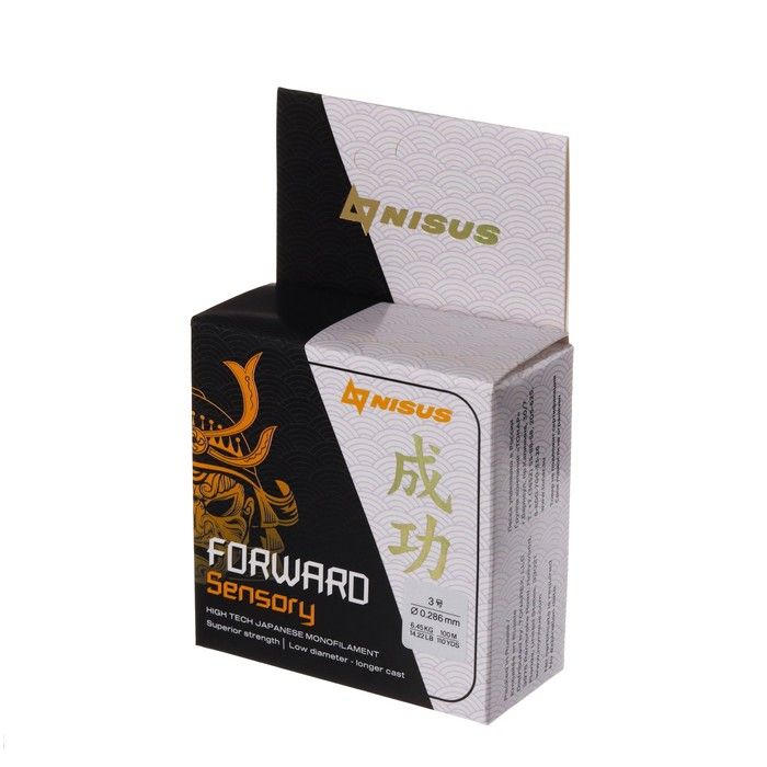 Леска FORWARD Sensory 0, 286mm/100m Nylon Transparent Nisus 