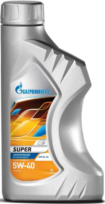 ГАЗПРОМНЕФТЬ 5w40 Супер SG/CD 1л синтетическое моторное масло