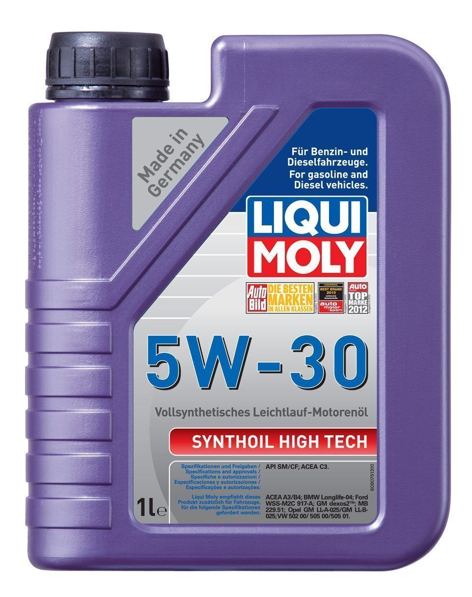 LIQUI MOLY "Synthoil High Tech" 5W30 1L синтетическое моторное масло 9075/20957