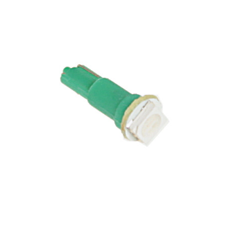 Светодиод 12V W1.2W (T5-02) зеленый 1SMD YADA (901145) (1шт.)