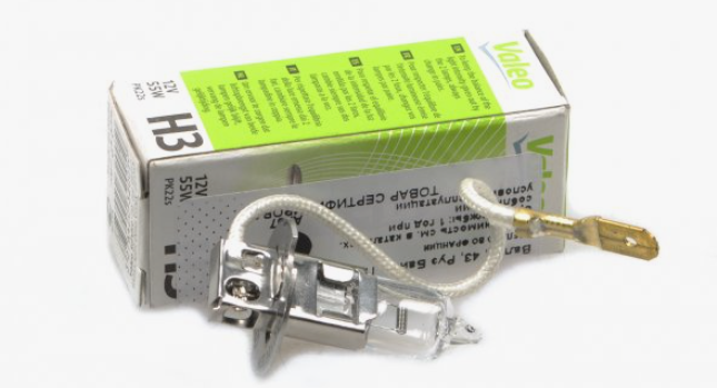 Автолампа галогеновая Н3 12V-55 VALEO (032005) (1шт.) 
