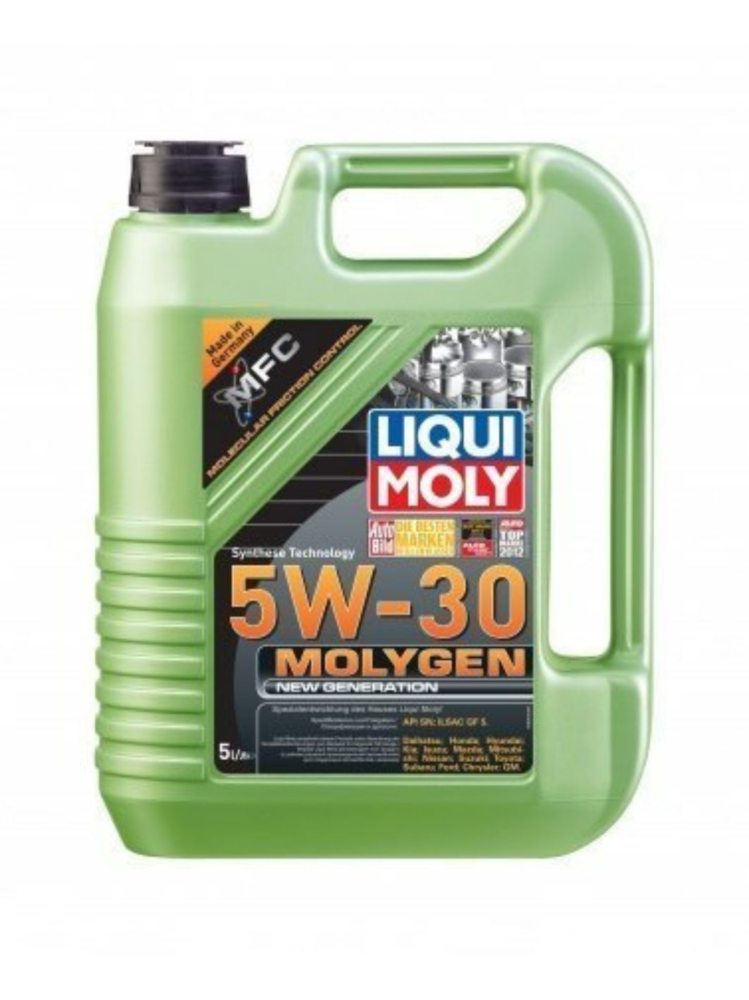 LIQUI MOLY "Molygen New Generation" 5W30 5L синтетическое моторное масло 9043/39029