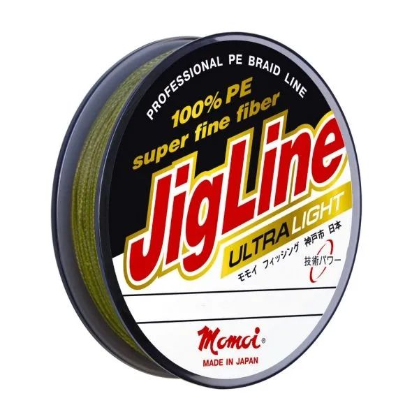 Шнур JigLine Ultra Light 0, 08 мм,  6, 0 кг,  100 м,  хаки