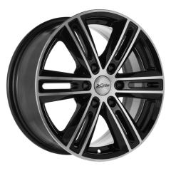 Диск л.Р17 7.5/6*139.7 X-TRIKE X-124 d100.1 ET36 BK/FP TANK300 82749 КОМПЛЕКТ 4ШТ.