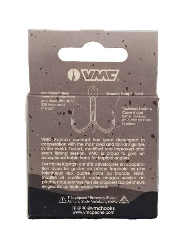 Крючок тройной VMC 7557 CT (тефлон) №04 (5шт)