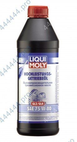 LIQUI MOLY 75W80 GL-3/4 синтетическое трансмиссионное масло 1L 7584