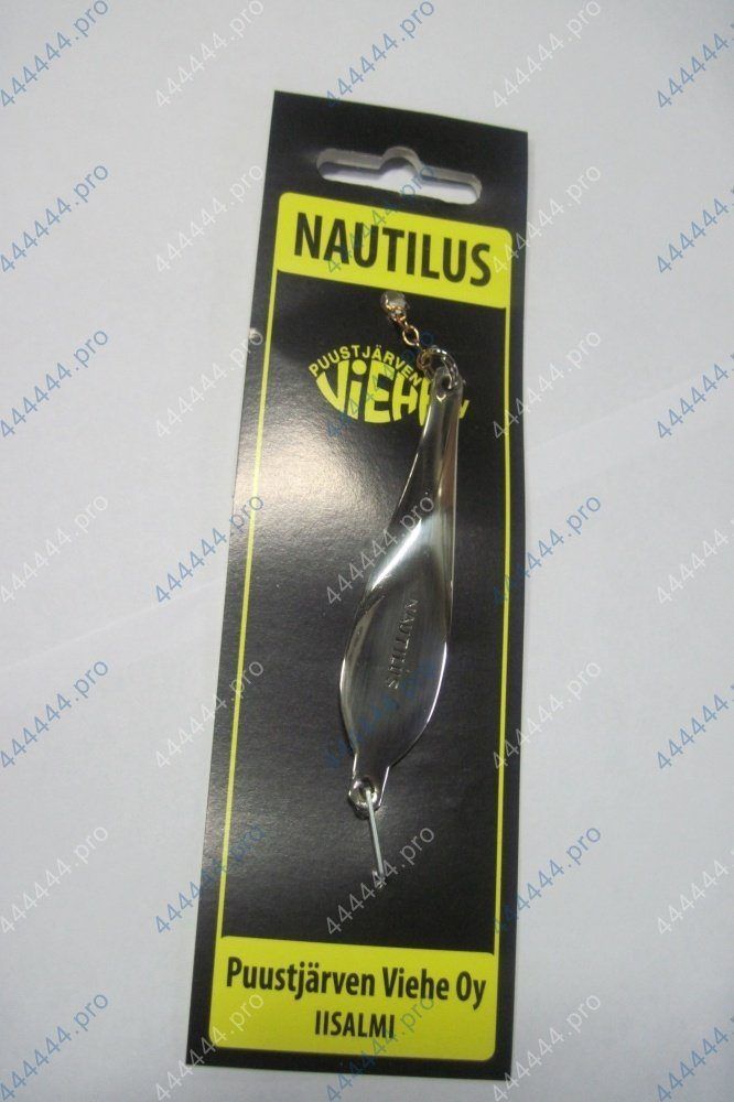 Блесна зимняя PUUSTJARVEN NAUTILUS 8/30гр. HOP/MES серебро/латунь