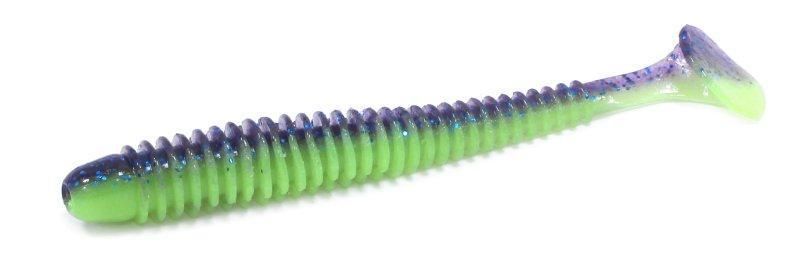 Приманка съедобная Keitech Swing Impact 3.5" PAL #06 Violet Lime Belly