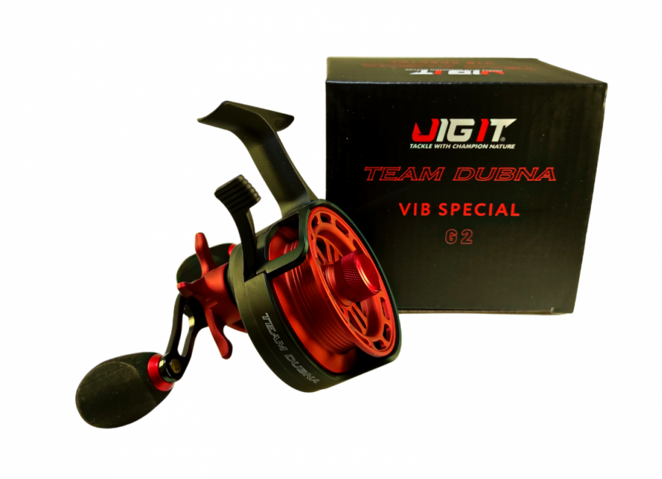 Катушка зимняя Jig It Team Dubna Vib Special G2,  right hand
