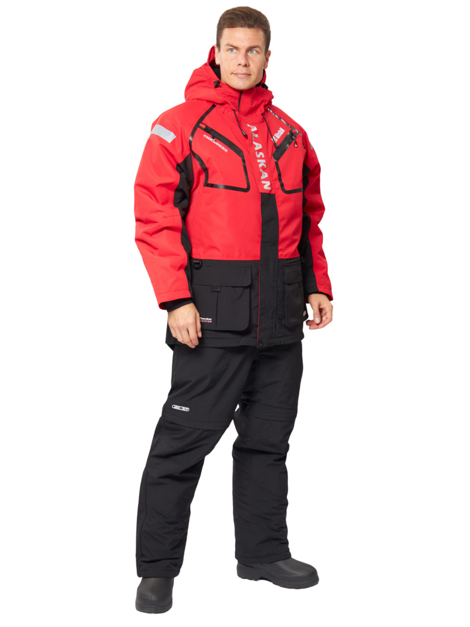 Костюм зимний Alaskan Cherokee поддерживающий XL красный/черный м