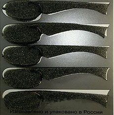 Рыбка поролоновая графитовая 120мм,  Кр.№3/0 Owner,  5шт/уп