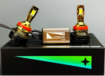 Светодиодная лампа H7 Ledison Compact (№9) (12-24V,  150w,  15000Lm,  5000K,  Canbus) (2шт.к-т)