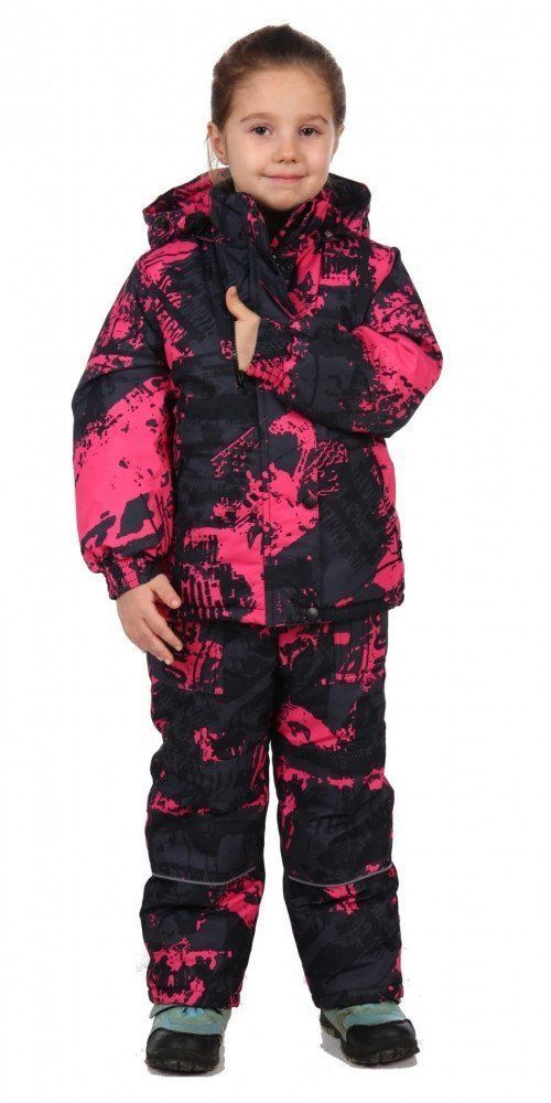 Костюм детский "Морозко" тк.Мембрана DryLaw  цв.Розовый р.104 м