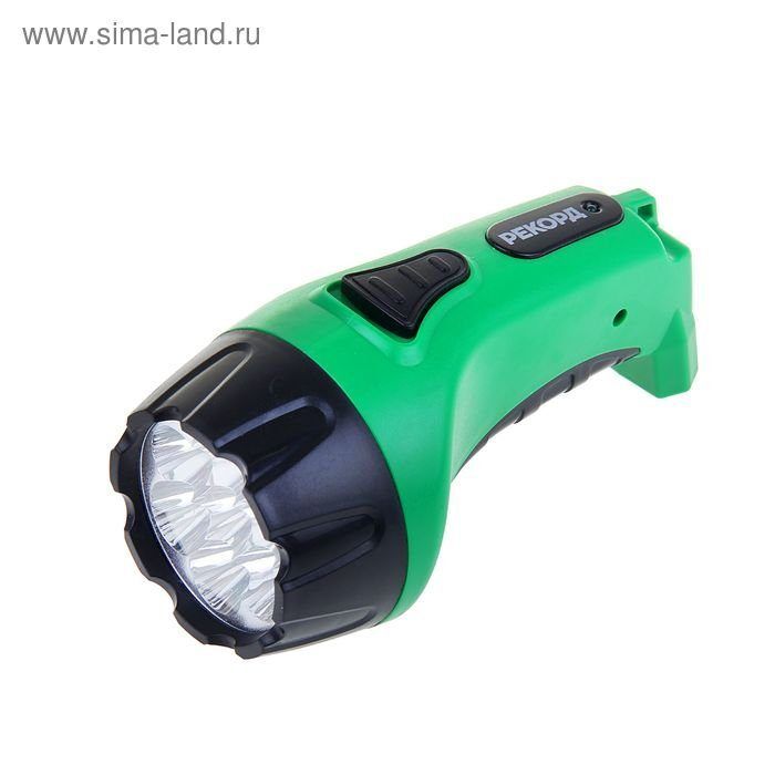 Фонарь аккумуляторный светодиодный GREEN "РЕКОРД" PM-0104 (22538)