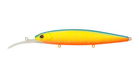 Воблер Минноу Strike Pro Bold Deep Diver 130SP,  130 мм,  25, 7 гр,  Загл. 2, 5м.-5, 0м.,  Нейтральный,  цвет: A252S Bullfinch Mat Tiger,  (EG-191L-SP#A252S)