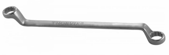 Ключ накидной 17*19мм изогнутый Thorvik W21719