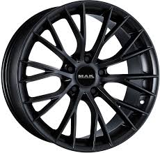 MAK Munchen 8, 0x18 5/120 ET38 d-72, 6 Matt Black (F8080MUMB38IB)