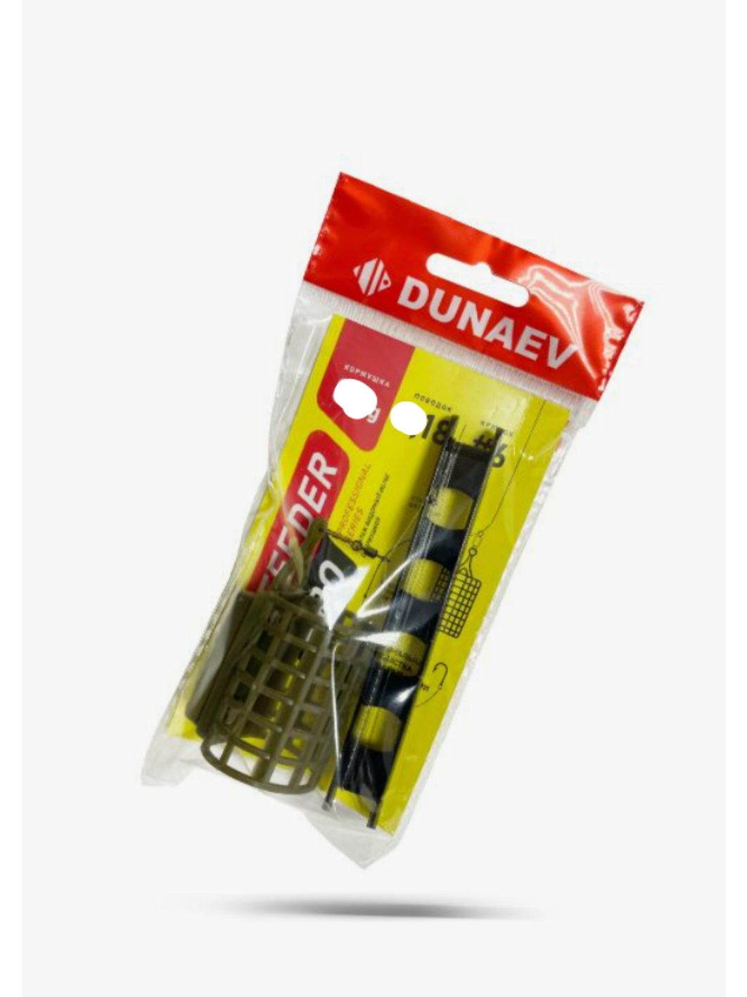 Монтаж фидерный Dunaev Inline c кормушкой VEGAS NEVA Прямоугольник 40г