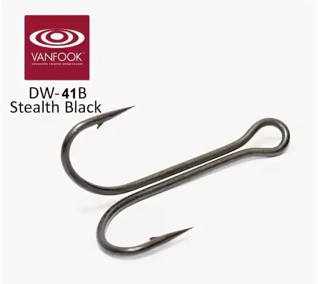 Двойники VANFOOK DW-41 B #1/0 stealth black