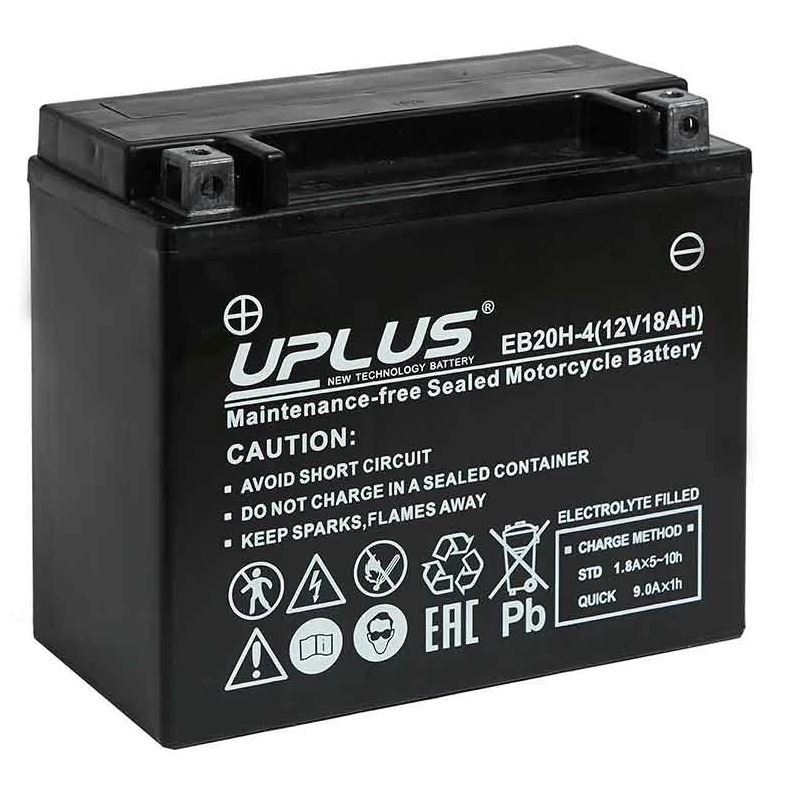 мото 12/12А UPLUS EB14C-4 AGM Аккумулятор зал/зар.