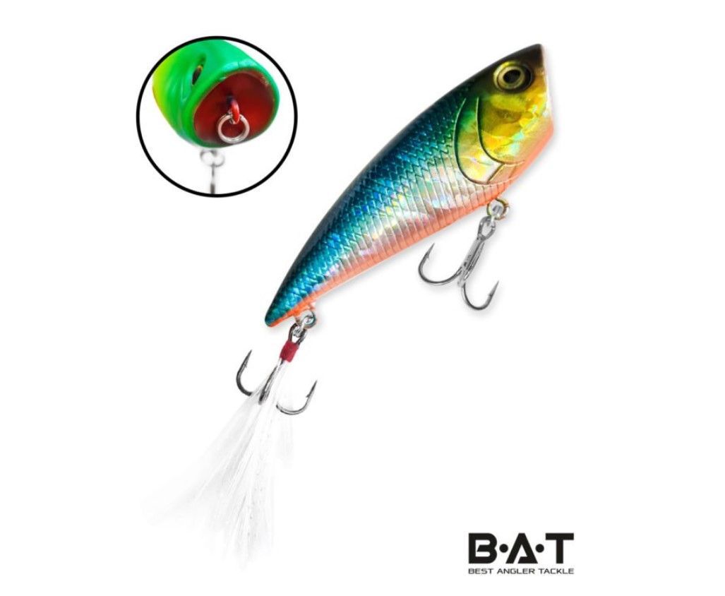 Воблер BAT Crow Pop ВТ059 (70 mm.; 7 g.; TopWater) # CS21