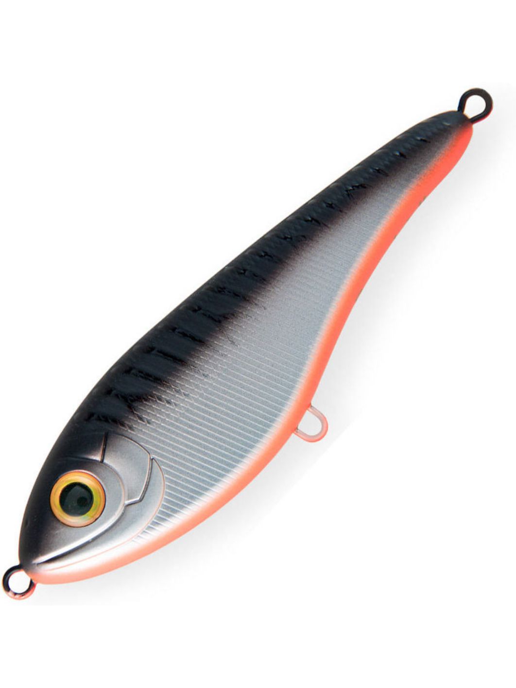 Воблер Джеркбейт Strike Pro Buster Jerk Sinking,  150 мм,  75 гр,  Загл. 0, 5м.-4, 0м.,  Тонущий,  цвет: CA06ES Grey Shadow,  (EG-048#CA06ES)
