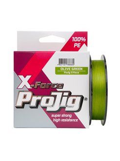 Шнур ProJig X-Force 0, 18мм 13, 0 кг 150м хаки