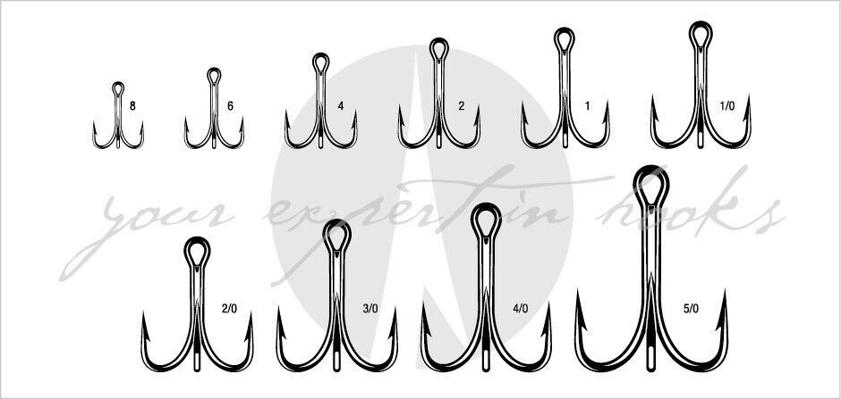 Крючок тройной VMC 9626 PS (пермастил) №1/0 (5шт)