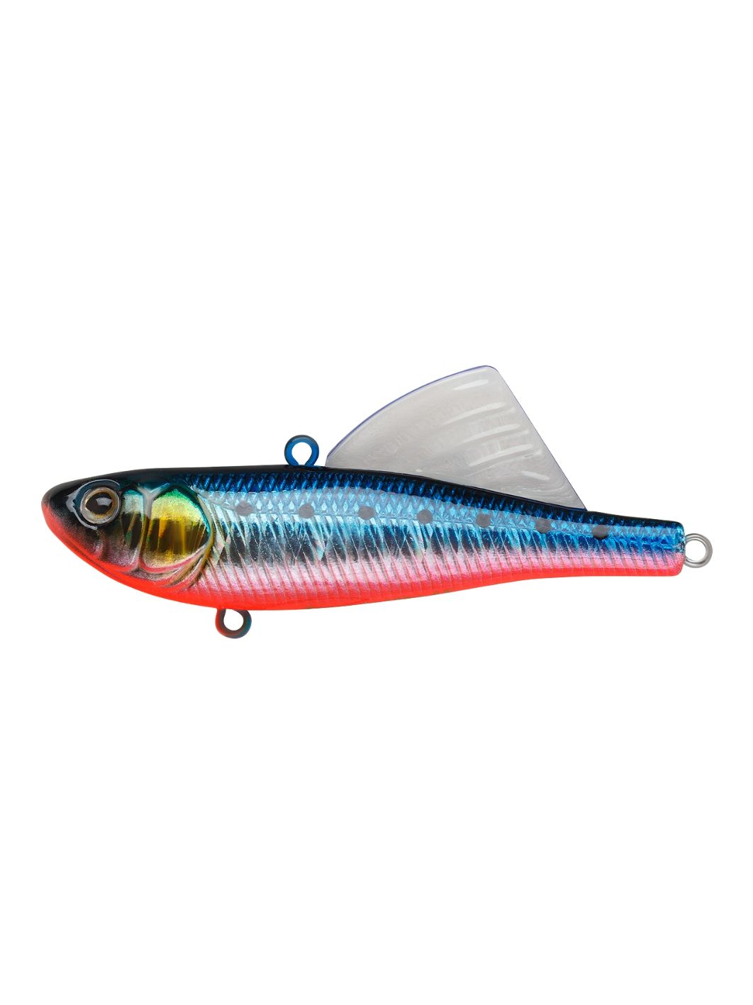 Виб Strike Pro Tornado Vibe 85 мм,  25, 6 гр,  A234-SBO-LU Blue Back Silver OB Fluo