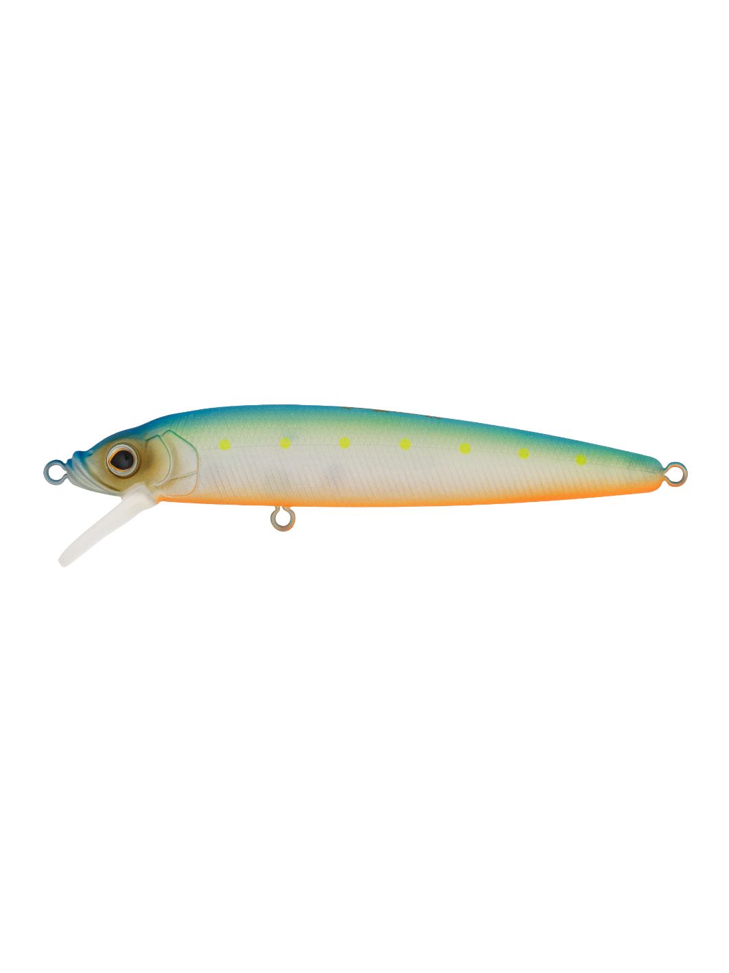 Воблер Минноу Strike Pro Alpha Minnow 115,  115 мм,  12, 5 гр,  Загл. 0, 6м.-1, 6м.,  Плавающий,  цвет: S056C Blue Mat Transparent Milk,  (EG-033F#S056C)