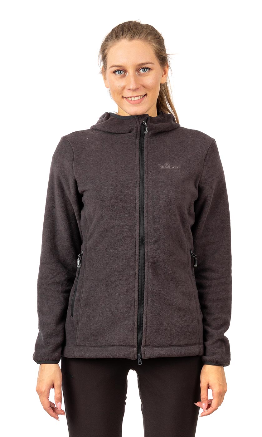 Толстовка женская Tundra (Тундра) (флис,  графит) (р-р 56-58 рост 170-176) м