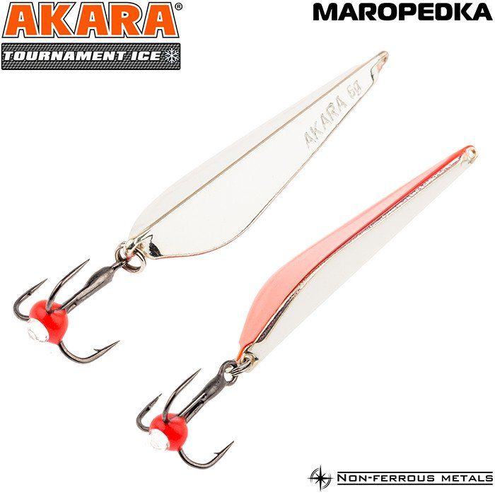 Блесна зимняя Akara Maropedka Tournament Ice 60 8 гр. Sil/Cu