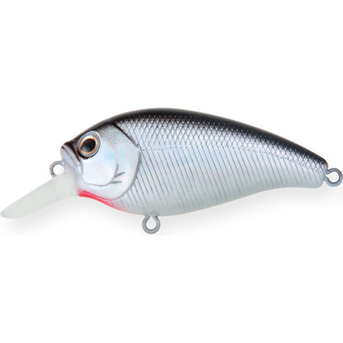 Воблер Крэнк Strike Pro Crankee Diver 60,  60 мм,  10 гр,  Загл. 0, 2м.-1, 0м.,  Плавающий,  цвет: A010-EP Black Back Silver,  (JL-038F#A010-EP)