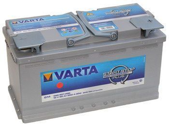 105 евро/605901* VARTA START-STOP PLUS AGM Аккумулятор зал/зар