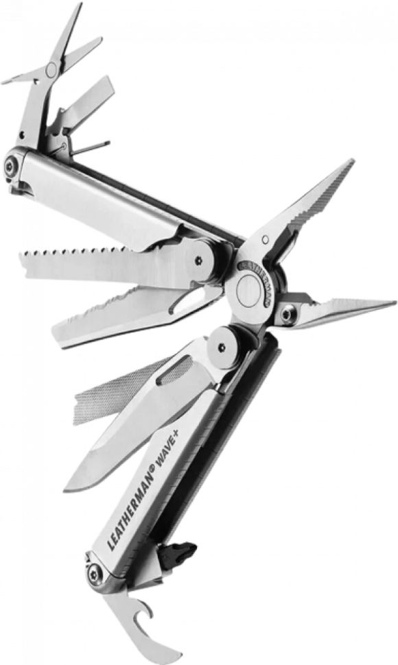 Мультитул LEATHERMAN Wave Plus Stainless 18 инстр.,  7, 4/10 см,  чехол нейлон,  блист.