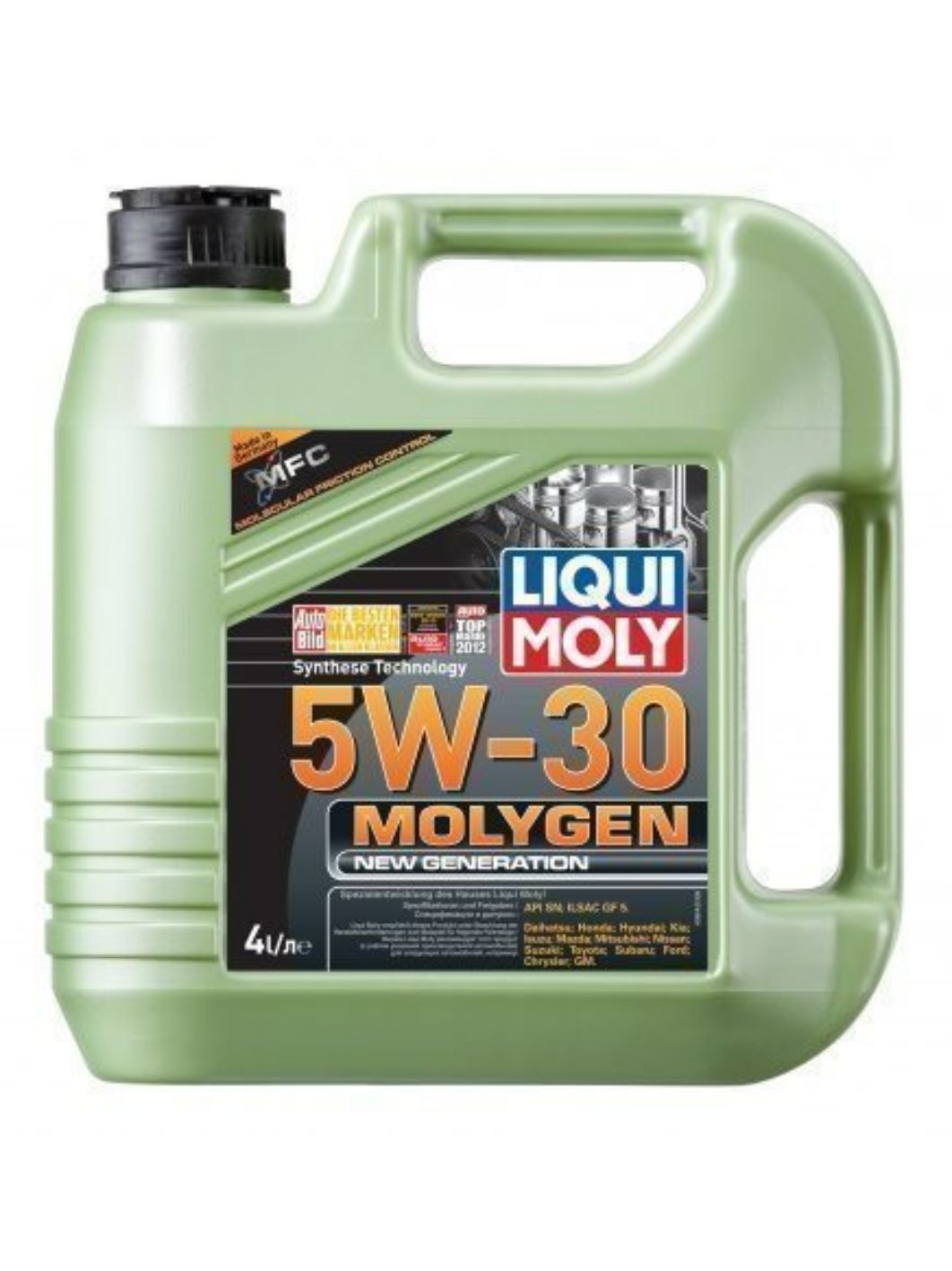 LIQUI MOLY "Molygen New Generation" 5W30 4L синтетическое моторное масло 9042