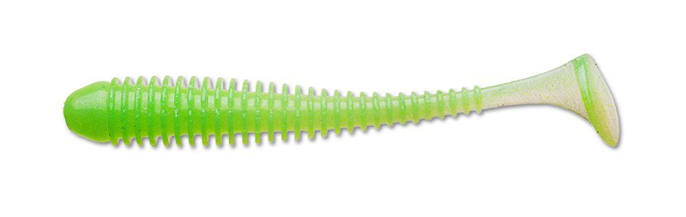 Приманка съедобная Keitech Swing Impact 4.5" EA#11 Lime Chartreuse Glow