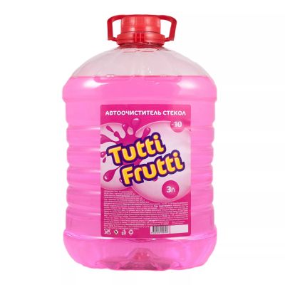 Очиститель стекла TUTTI FRUTTI -10*С 3л. ПЭТ зимний