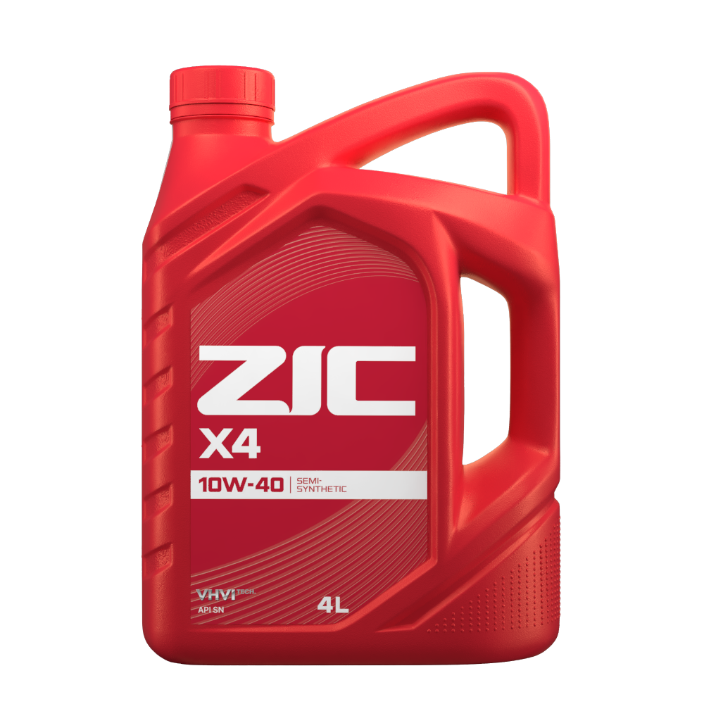 ZIC X4 10W40 4L полусинтетическое моторное масло