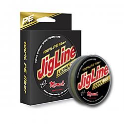Шнур JigLine Ultra PE  0, 12 мм,  9, 0 кг,  150 м хаки