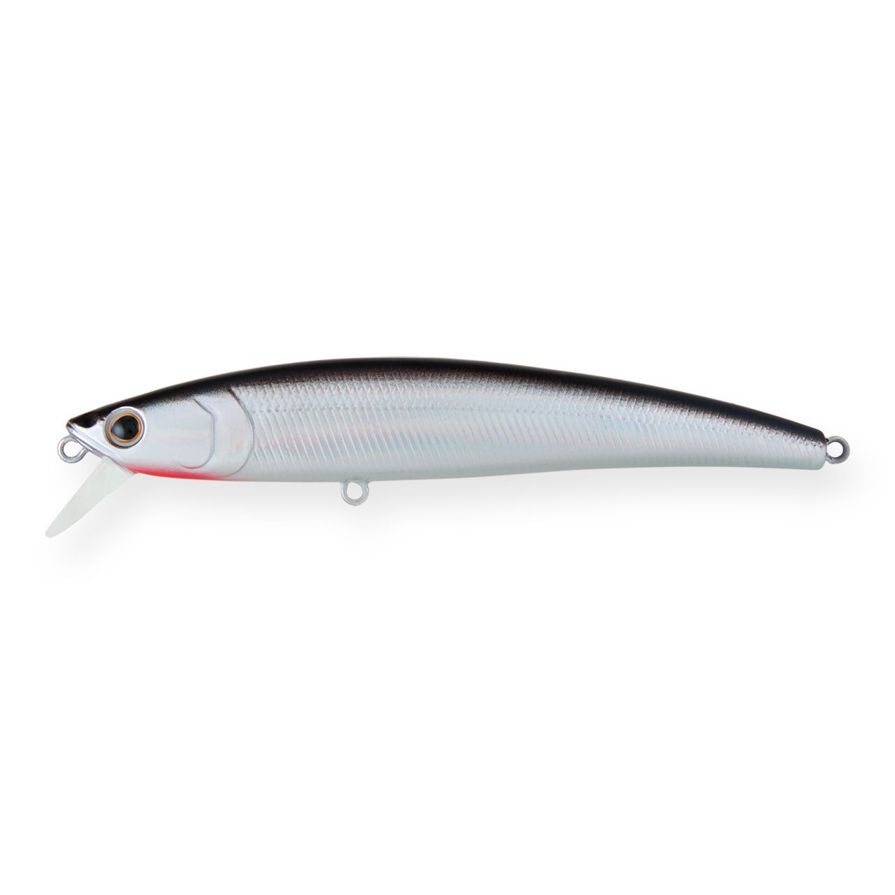 Воблер Минноу Strike Pro Arc Minnow 120SP,  12 мм,  18, 3 гр,  Загл. 0, 5м.-0, 6м.,  Нейтральный,  цвет: A010-EP Black Back Silver,  (EG-136-SP#A010-EP)