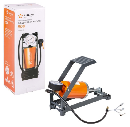 Насос ножной с монометром AIRLINE PA-500-04