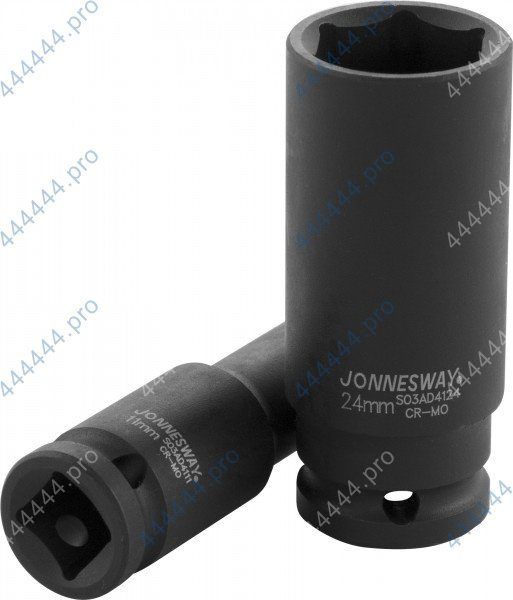 Головка торцевая 1/2" 6-гранная 19мм ударная,  удлиненная JONNESWAY S03AD4119