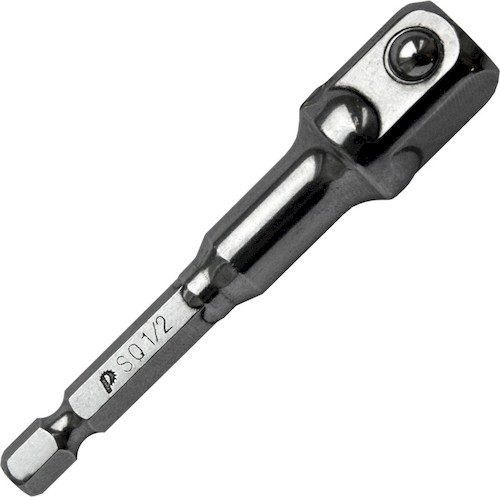 Адаптер для шуруповерта под квадрат 1/2" (L=75мм) ПРАКТИКА (776-713)