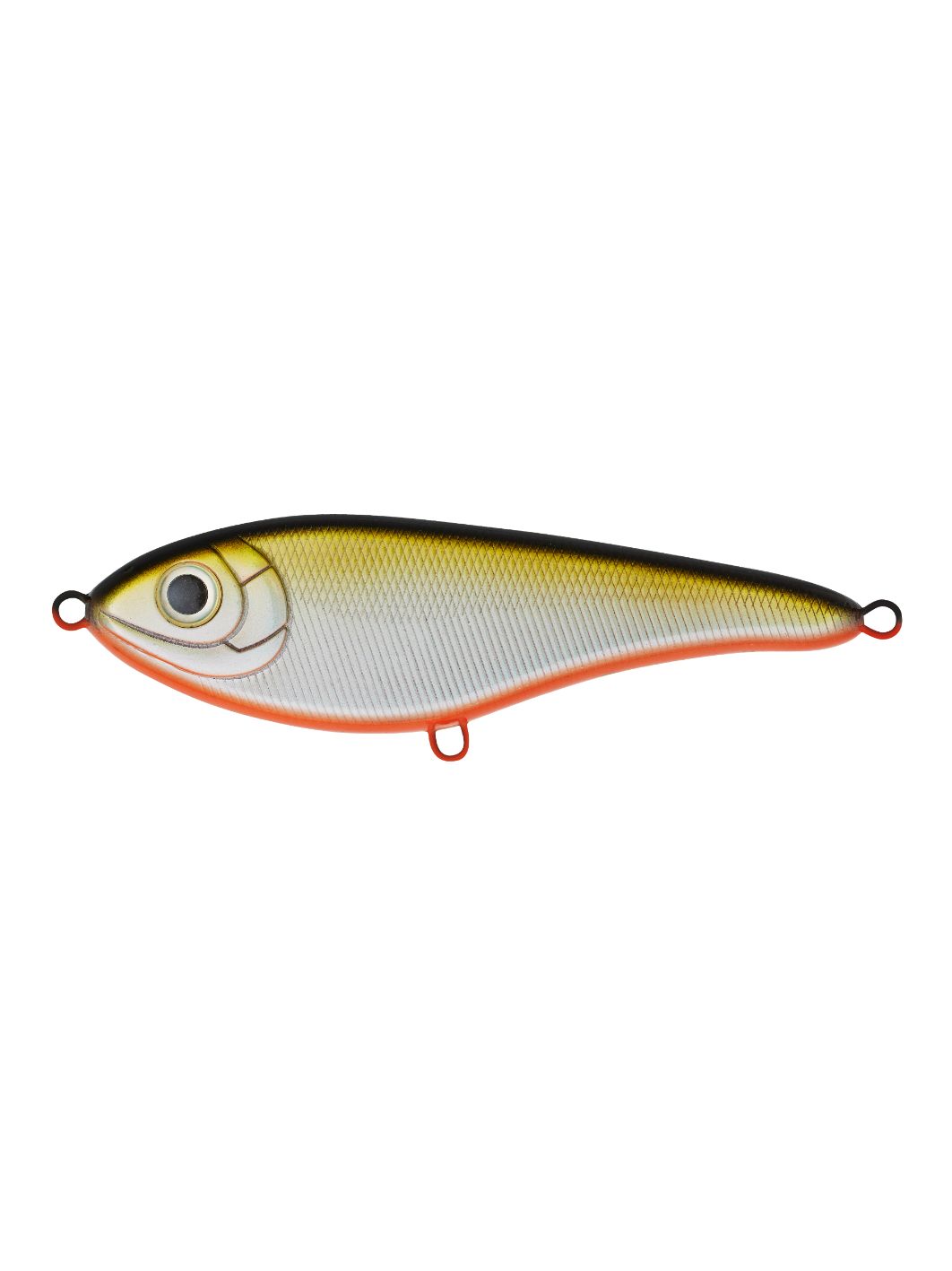 Воблер Джеркбейт Strike Pro Buster Jerk Sinking,  150 мм,  75 гр,  Загл. 0, 5м.-4, 0м.,  Тонущий,  цвет: 612T Natural Shad Silver,  (EG-048#612T)