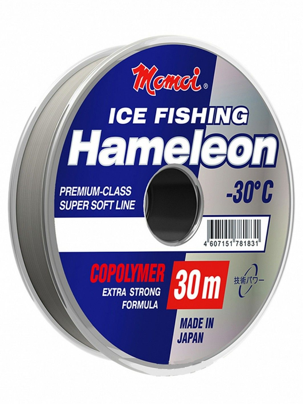 Леска Hameleon ICE Fishing серебряная 0, 16 мм,  3.5 кг, 30 м (шт.) 