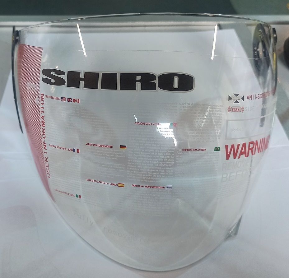 Визор для шлема Shiro SH235 Bullet прозрачный