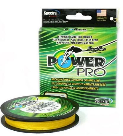 Леска плетеная POWER PRO 135 м желтая 0, 32 мм 24 кг