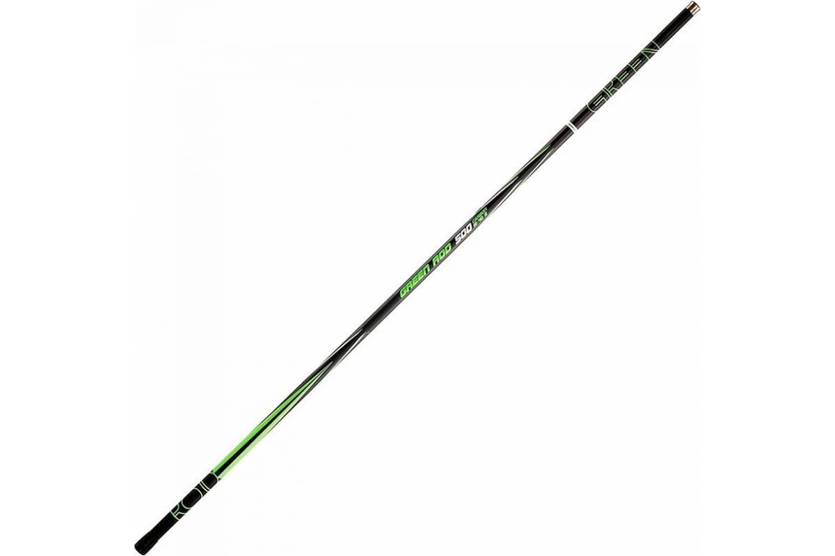 Удилище маховое GREEN ROD carbon,  5m,  15-40g Nisus