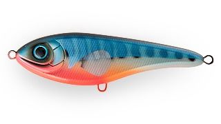 Воблер Джеркбейт Strike Pro Buster Jerk II Shallow Runner,  120 мм,  37 гр,  Загл. 0, 3м.-2, 0м.,  Медленно всплывающий,  цвет: C605F Stickleback,  (EG-049#C605F)